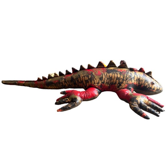 Rare Realistic 26" Reptile Plush | Gila Monster Lizard Soft Sculpture Art Toy - Picture 10 of 16